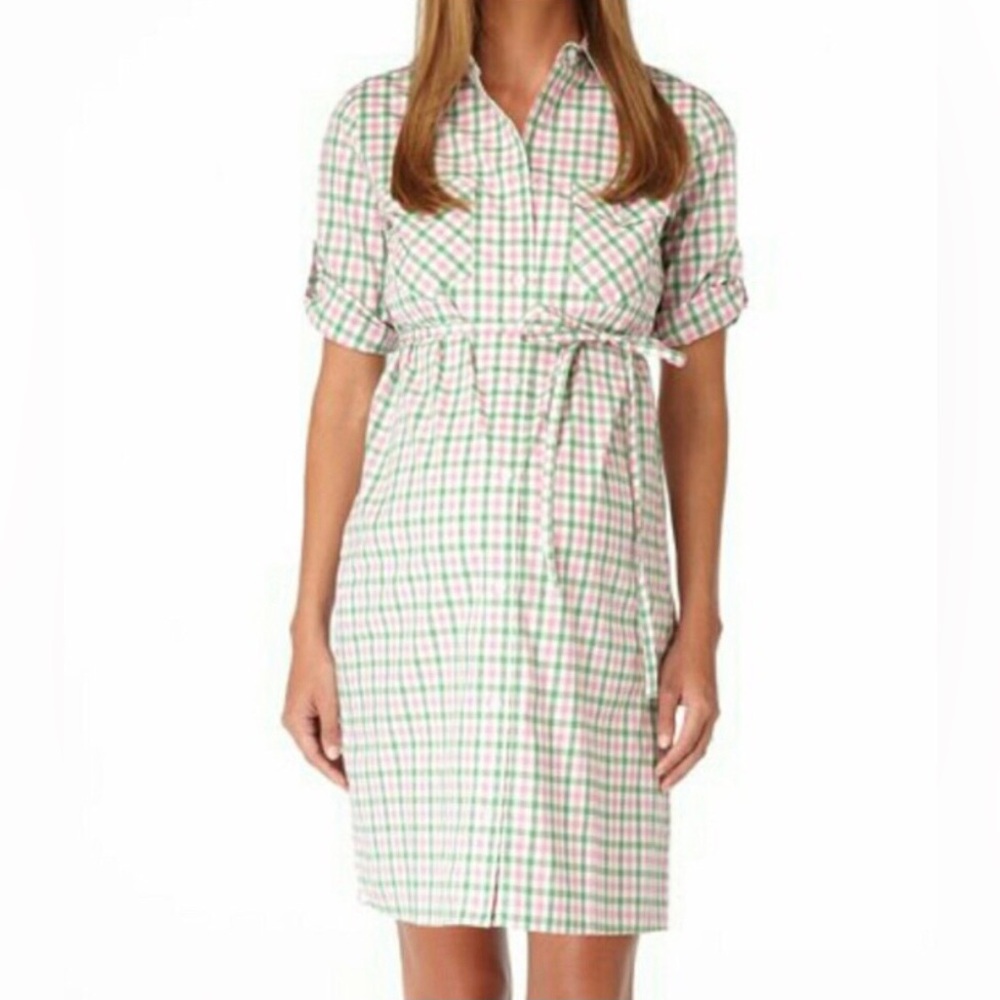 NWT Rosie Pope Pocket Front Shirt Dress